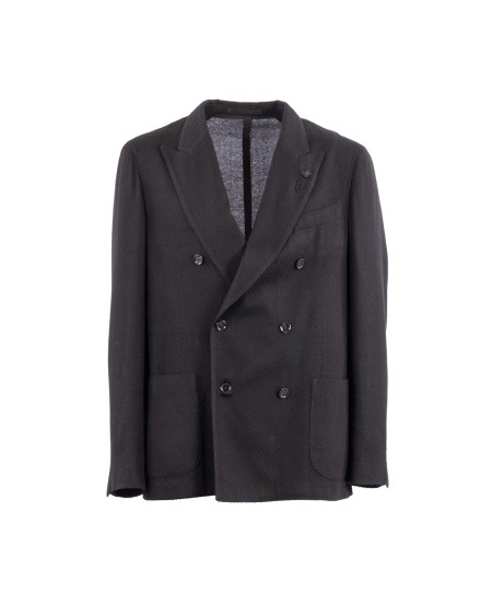 Shop LARDINI  Giacca: Lardini giacca doppiopetto.
Revers classici.
Tasche a toppa e spacchi laterali.
Vestibilità regolare con spalle naturali e una silhouette arrotondata per un maggiore comfort.
Bordi delle maniche aperti con asole vere e bottoni applicati.
Composizione: 90% Lyocell 10% Cashmere.
Made in Italy.. CNLKJ6E17 J65042-999